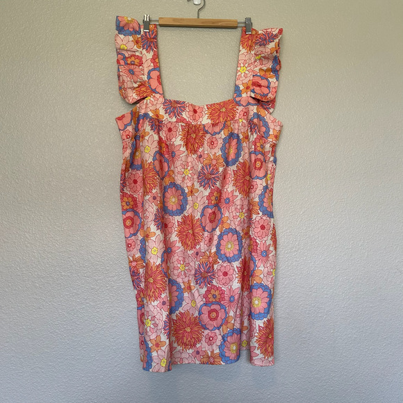 Tuckernuck Dresses & Skirts - Tuckernuck x Cameran Eubanks Wimberly Folly Floral 100% Linen Mini Dress Size 3X